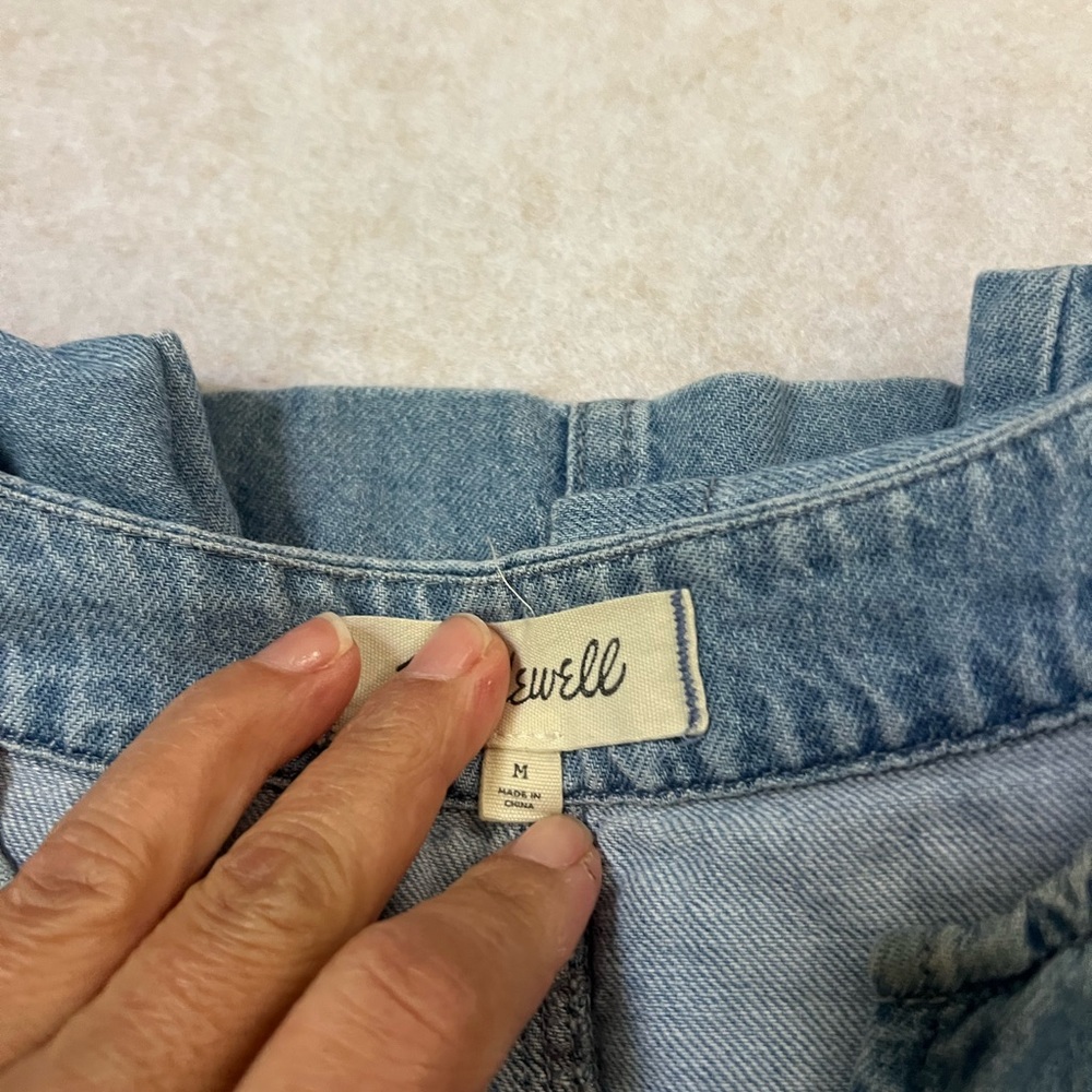 Madewell Light Blue‎ Denim Dress - Picture 9 of 9